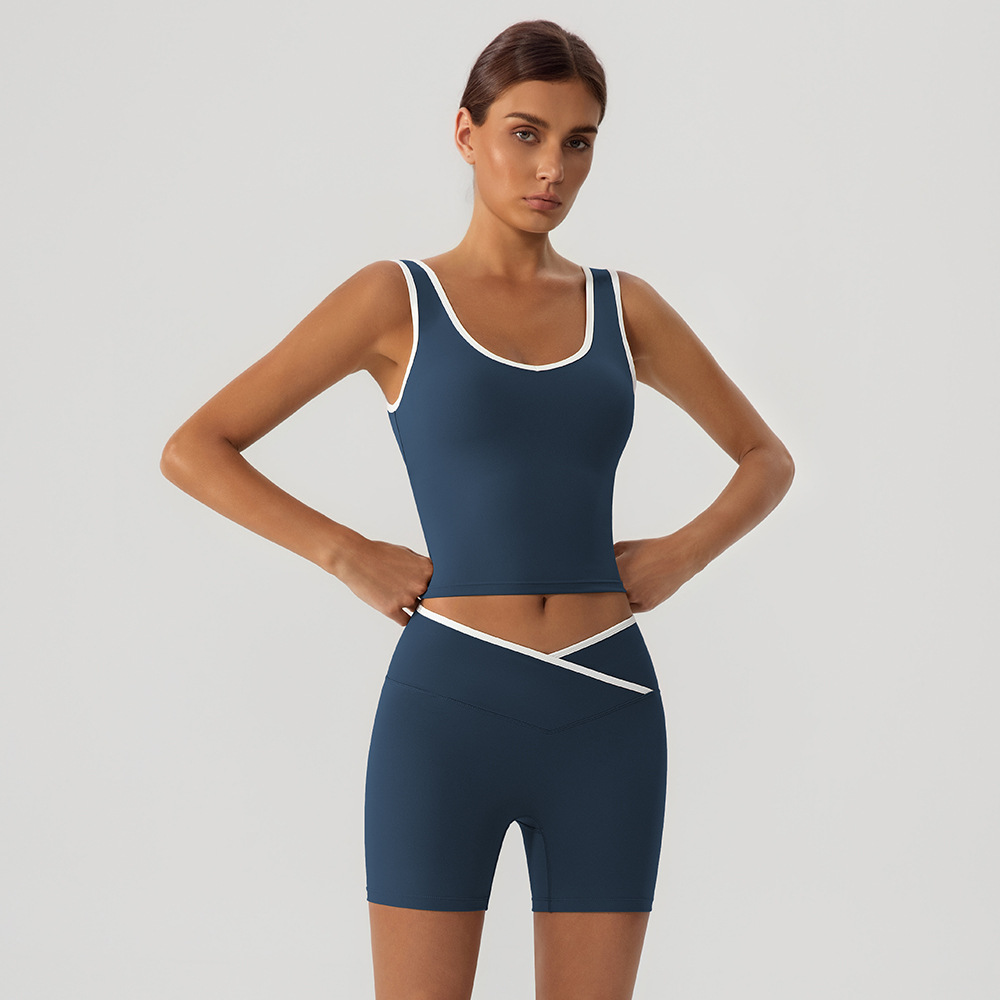 Body Shape Breathable Sports Chaleco Desnudo Running Fitness Yoga Set Top Yoga Set de mujer