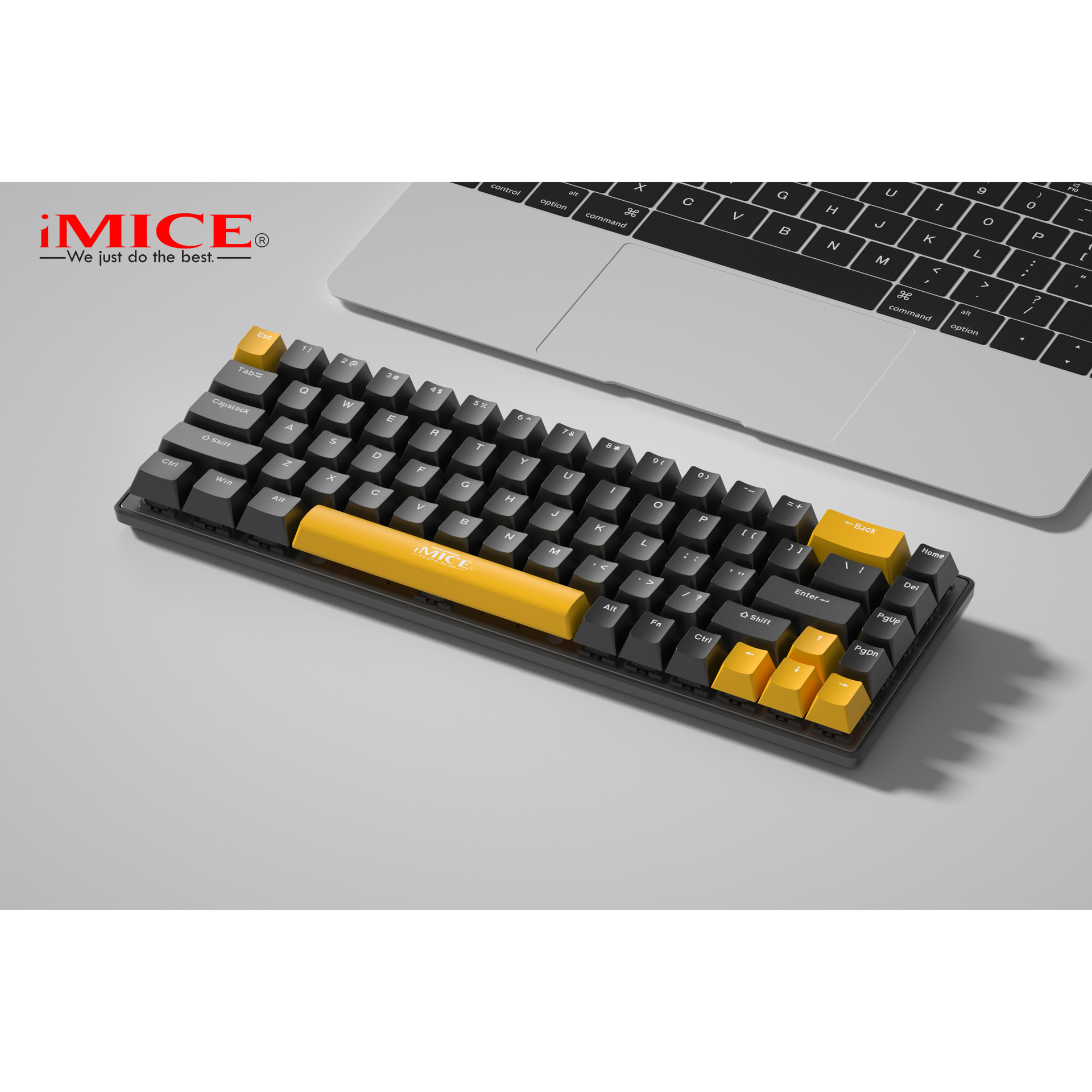 Procesamiento personalizado, teclado mecánico pequeño de una zona, multicolor, bloque de colores libre, eje azul, eje rojo, eje plomizante, eje negro opcional