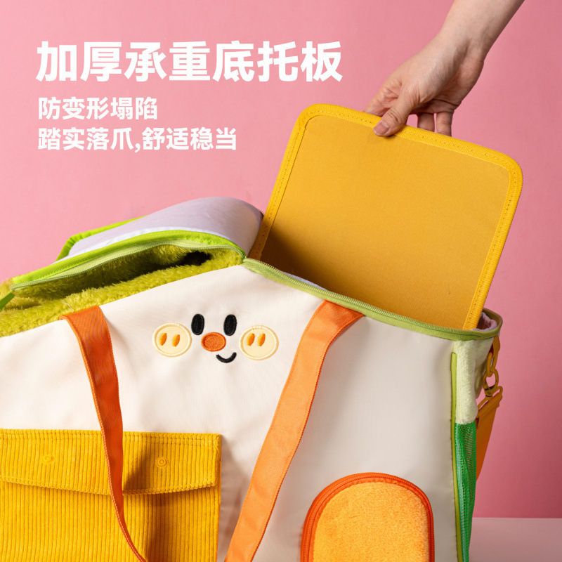 Paishui フェアリーキャンディー猫バッグ犬猫ペット外出バッグポータブルクロスボディバッグ軽量バックパック小型犬|undefined