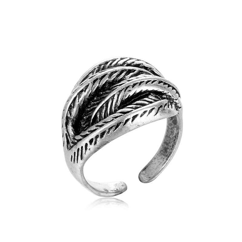 Outdoor, Daily Occasion Men's Unisex Hip-Hop Retro Exaggerated Open Rings Rings Crown Alloy Punk Rings