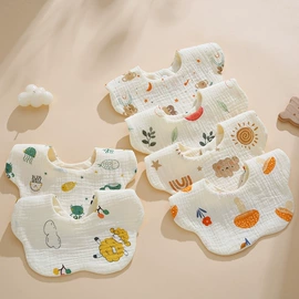 婴童毛浴巾;围嘴围兜;抱被抱毯