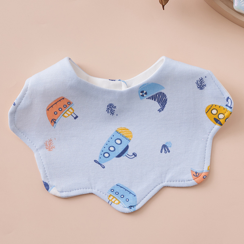 푸른 범선 [큰 꽃잎 턱받이]