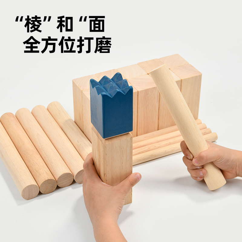 Rey de madera transfronterizo juego de lanzamiento al aire libre juego de formación de equipos para adultos interacción entre padres e hijos juguetes educativos casuales para niños