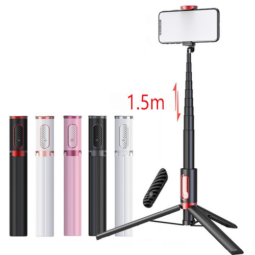 Phantom Bluetooth selfie stick remote control all-in-one multi-functional live broadcast aluminum alloy mobile phone camera extended version holder