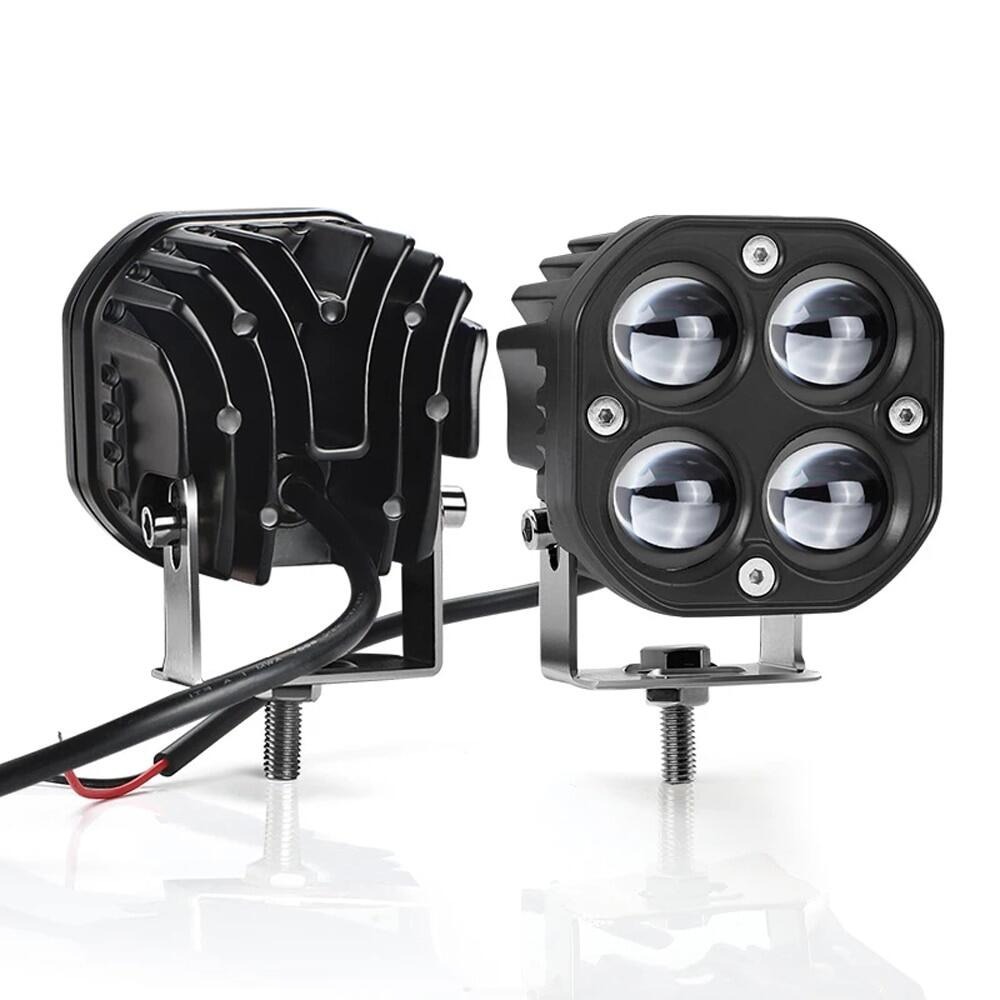 4X4 four-leaf clover motorcycle led spotlight with lens electric car paving auxiliary light battery car car strong light