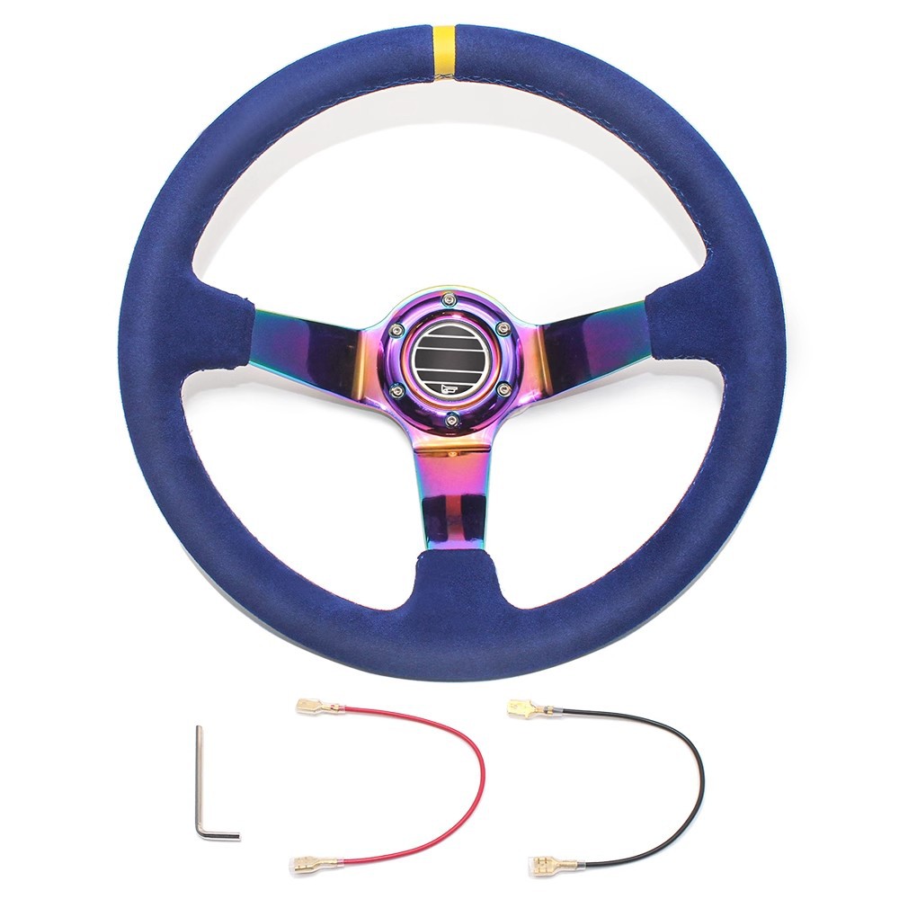 14 inch Sparco Universal Racing Deep Dish Steering Wheel