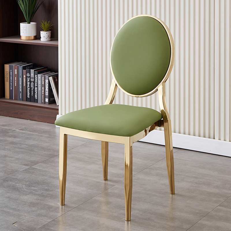 Mesa y silla de comedor multifuncional moderna simple boda gran reunión banquete silla de respaldo mesa y silla de comedor de hotel familiar