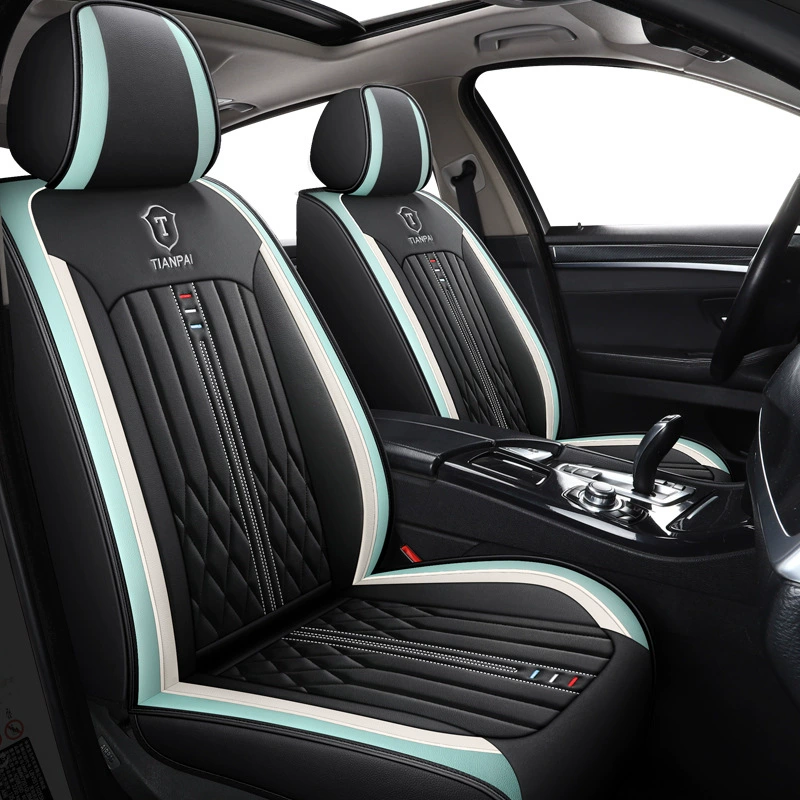 21 Новая Автомобильная подушка Пятиместная мультяшная объемная подушка для сиденья Всесезонная кожаная Автомобильная подушка