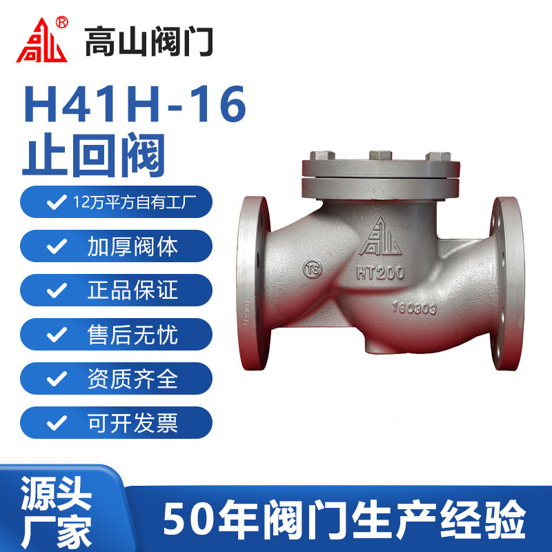 Alpine valve Alpine brand H41H-16 horizontal lift check valve horizontal installation check valve Alpine brand
