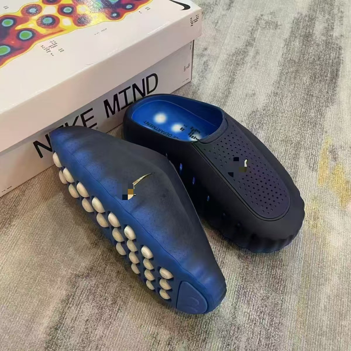 Nuevo modelo de calzado deportivo para exteriores Mind 001, popular, con masaje de partículas, suela gruesa, antideslizante, para aumentar la altura, informal, para caminar, para hombre y mujer.