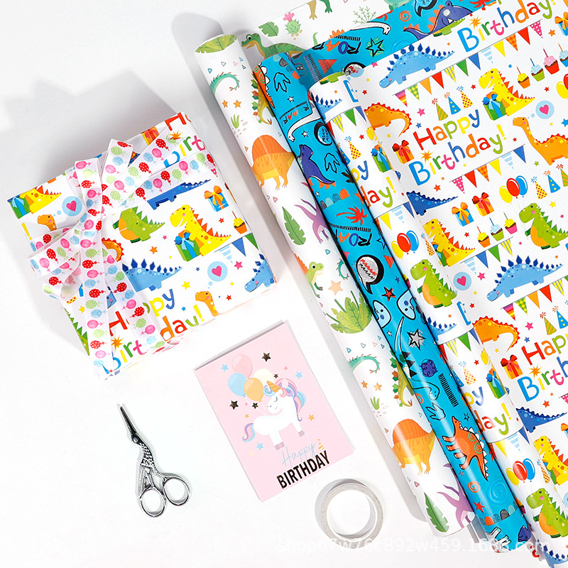 Suministro transfronterizo de regalos de cumpleaños para el Día del Niño, juguetes de animales adorables, regalos de dibujos animados DIY, papel de regalo al por mayor