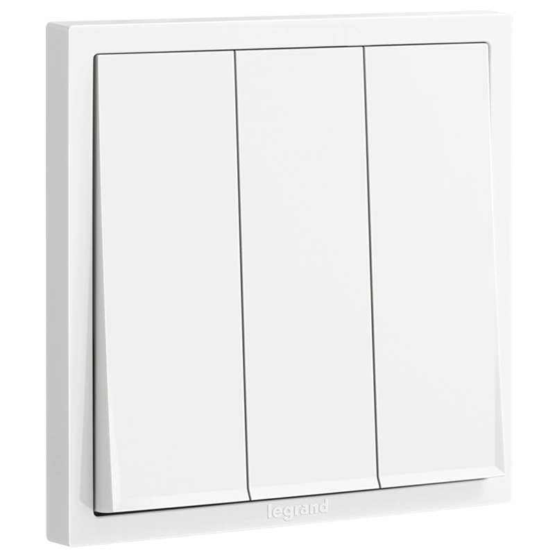 Роланж（LEGRAND） Light Art Series Magnolia Bai Home Engineering Switch Panel 86 Concealed Gloss