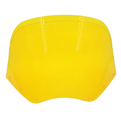 red, yellow, orange, black, Motorcycle front windshield