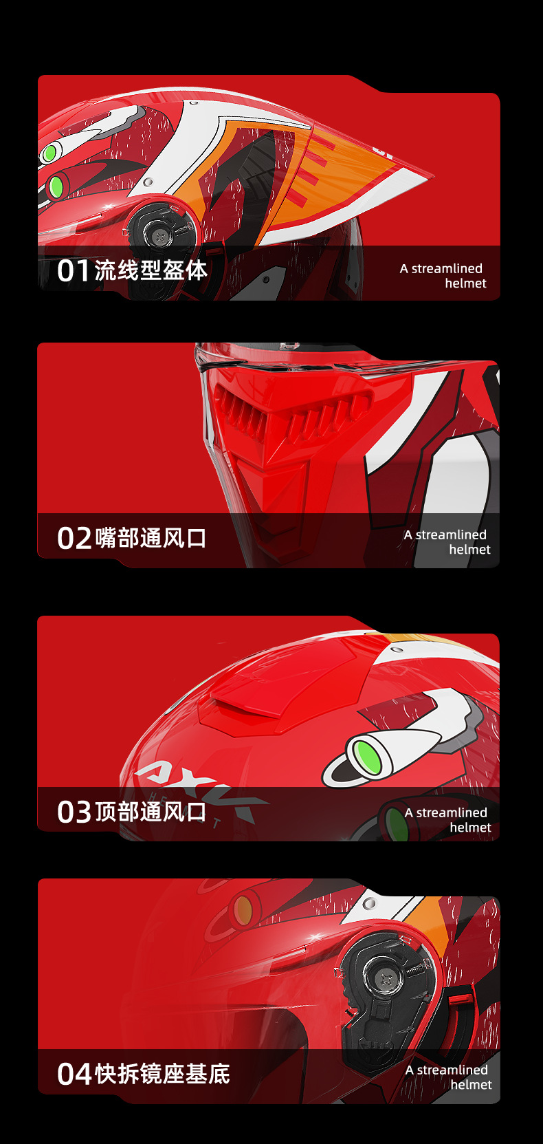 3C/DOT Motorcycle Open-Face Helmet for Women, Warm Winter Full-Face Helmet, Motorcycle Helmet for Men, All-Season Safety Helmet