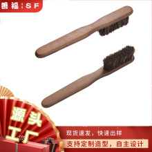 榉木细长把马毛刷皮鞋刷上油抛光去灰多功能刷鞋刷衣清洁厂家批发