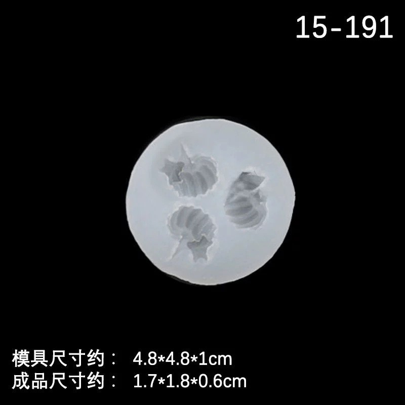 Conjunto de tema de Halloween Tridimensional calabaza hoja de arce molde de silicona espantapájaros pequeña calabaza chocolate decoración fondant