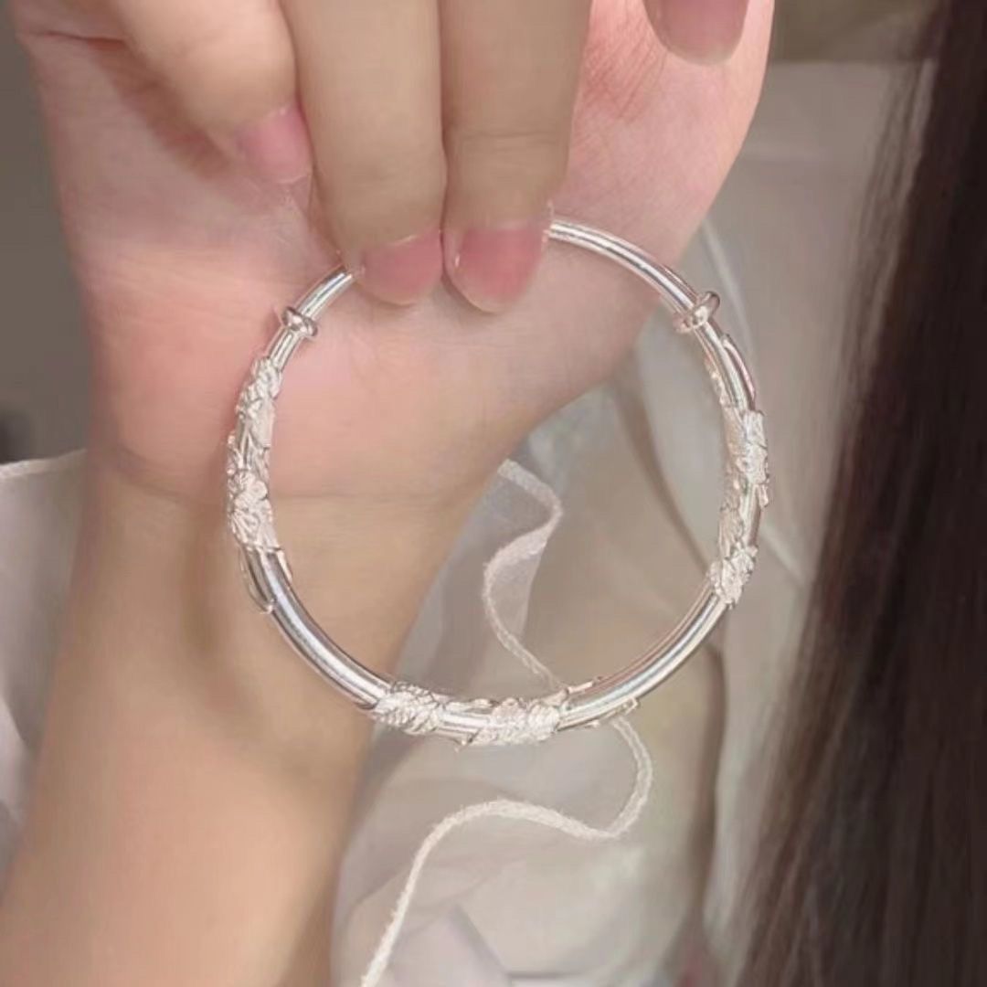 Límite de tiempo limitado 8.8 Seis pulseras Ping An Bamboo Lotus Pulsera para estudiantes ins Advanced Ajustable para enviar novias Examen de ingreso a la universidad