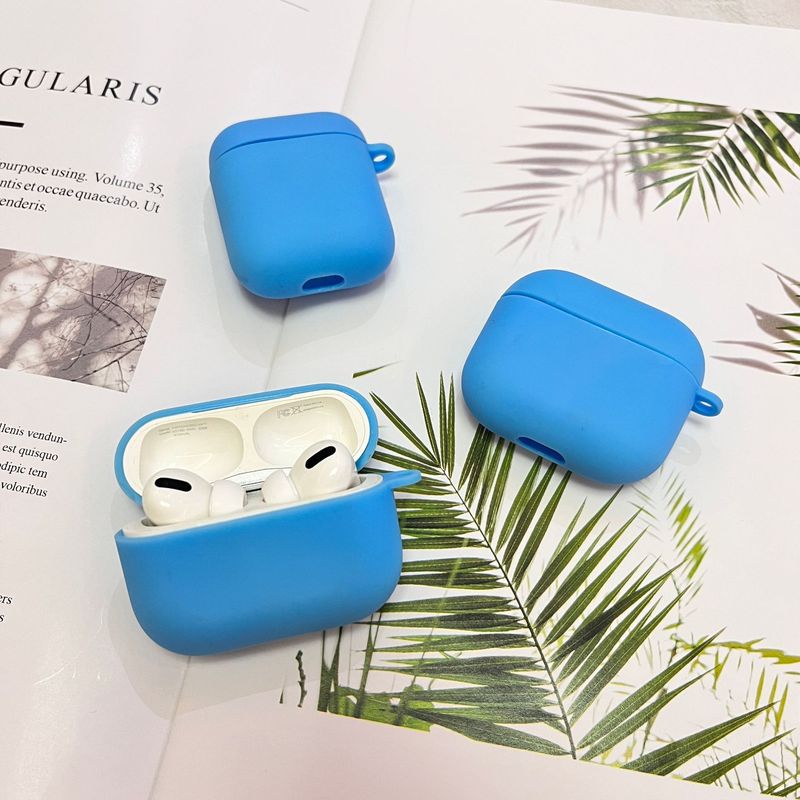 Airpods1/2世代pro新3世代保護カバーフロストtpu純色リンゴbluetoothイヤホンカバーを適用|undefined