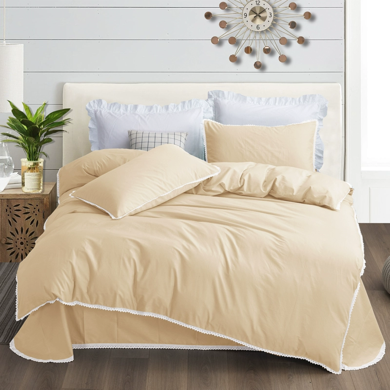 Cotton duvet cover, bedspread, simple and elegant design, 1.5m, 1.8m
