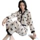 Multi-style Walr Cotton Pajamas Women's Summer Thin Short-sleeved Summer Imitation Silk Ins Style Home Clothes suit