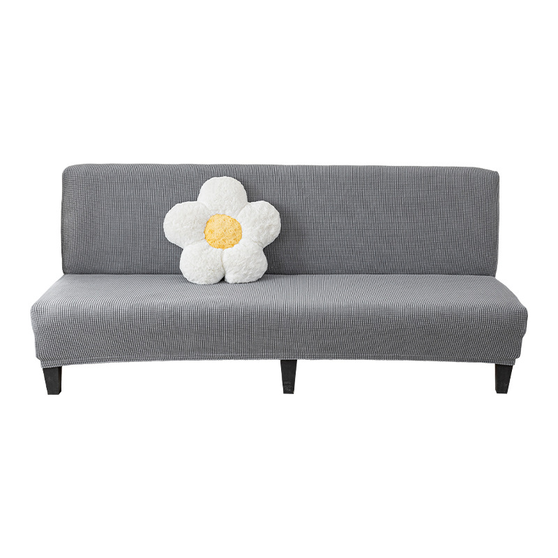 Customización transfronteriza sin reposabrazos cubierta de sofá elástico cubierta de cama de sofá grueso cubierta de tela simple cubierta de sofá todo incluido