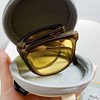 Glasses solar-powered, sunglasses, soft heel, new collection, internet celebrity, wholesale