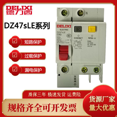 West Germany Air switch Leakage protection DZ47sLE Circuit breaker 63 Household leakage protection 2P32A401P +N