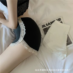 Women's Summer Safety Pants, Thin, Large Size, High Elasticity, Wearable Outside, Versatile Mid-Waist Lace Under Short Pants for Ladies