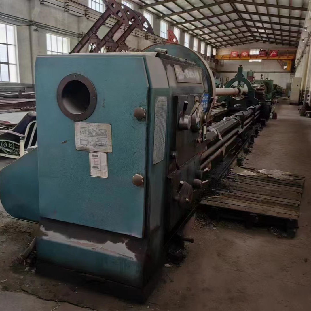 处理二手星火CW61100Ex11米卧式车床主轴转速315承重:10T