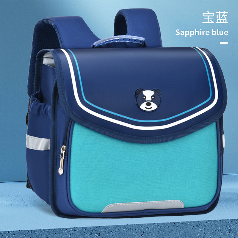 Mochila escolar horizontal para jardín de infantes 3 - 6 - 7 años de edad para niños de primer grado mochila impresa logotipo