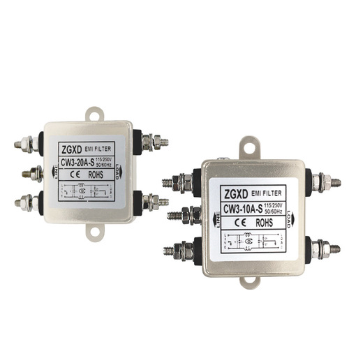West German power filter single-phase AC CW3-10A-S anti-interference EMI power supply CW3-30A-T bolt type