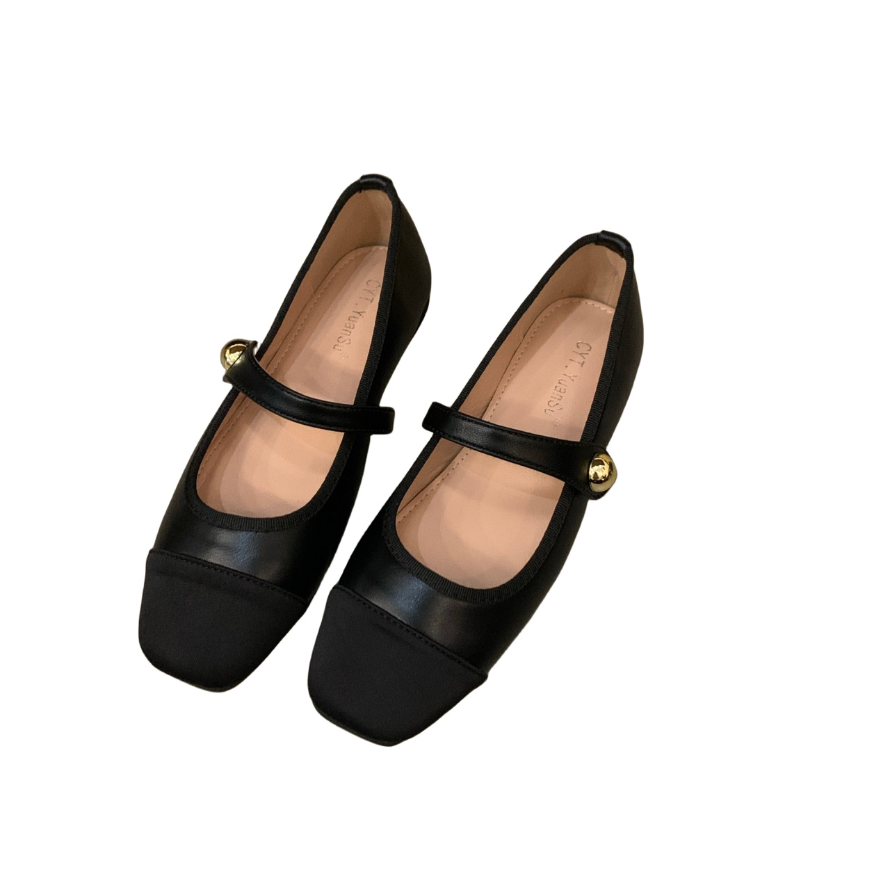 Soft Leather Low Heel Granny Shoes For Women 2023 Autumn New French Style Evening Wind Loafers Slip-On Moccasins_vogvips.com