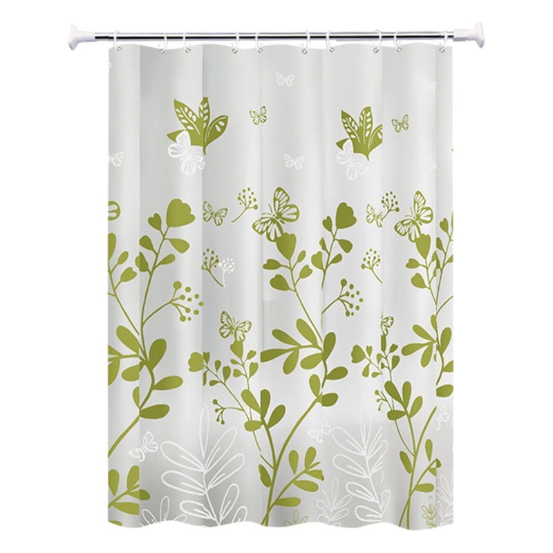 Cortina de Baño Extra Gruesa sin Necesidad de Taladro – para Puerta o Ventana