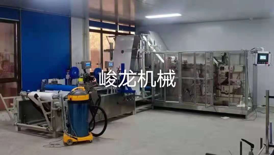 厂家直销 全自动无纺布铺单折叠机 一次性床单无纺布垫单折叠机