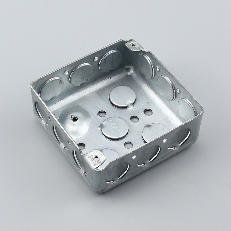 Caja de conexiones de placa galvanizada estándar de América del Sur Caja de conexiones de placa galvanizada estándar de América del Norte Caja de conexiones de conmutación octagonal 4 * 2 / 4 * 4 image 8