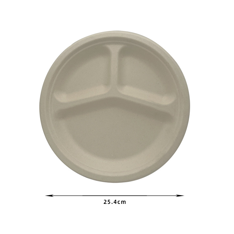 Disco de 10 pulgadas de 3 rejillas color natural