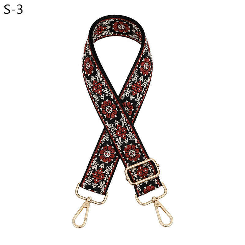 Polyester Printing Color Block Bag Strap display picture 4