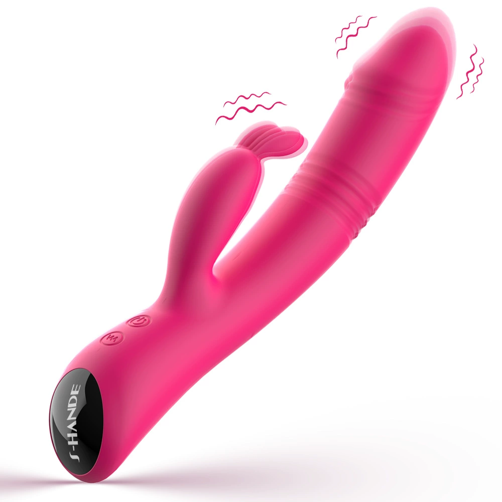 Telescopic Heated Vibrator, Strong Vibration, Telescopic & Heating Function, Multiple Colors