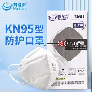 Nesan 1981 Dust Mask Anti-Industrial Dust Adult KN95 Folding Protective Mask 2 Pack Guangzhou Batch