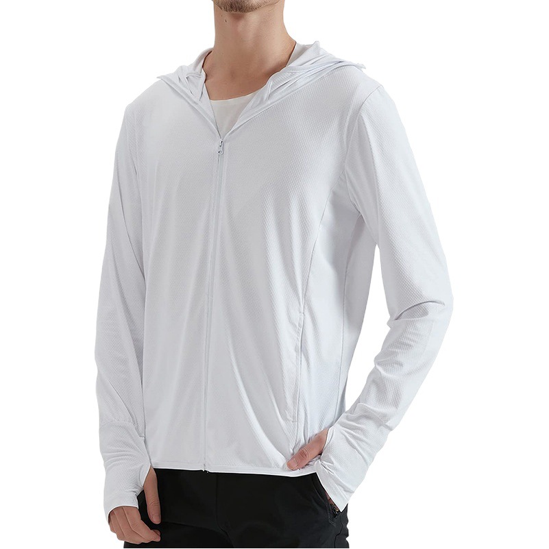 Cross-border sun protection clothing women's summer UV protection slim hooded sun protection clothing men's and women's beach fishing sun protection shirt