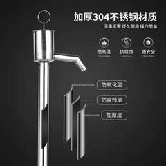 304 ステンレス鋼オイルポンプ大型手動吸水器 200L オイルバレルオイルポンプ耐食性ポータブル