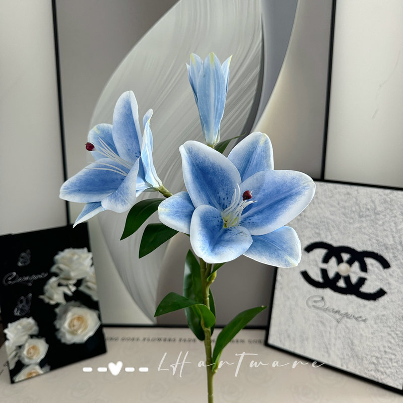 파란색