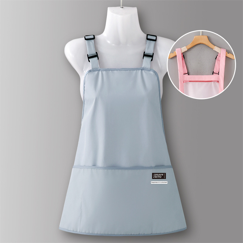 Delantal cocina hogar 2025 nuevo estilo a prueba de aceite e impermeable barista para trabajar ropa de trabajo para mujeres