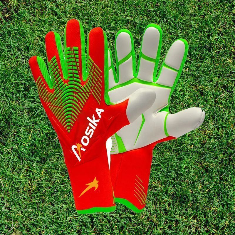 25 nuevos hombres y mujeres porteros de fútbol AOSIKA especial grueso guantes porteros de estudiantes guantes porteros antideslizantes