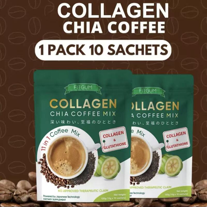 Foreign trade cross-border tk popular collagen chia seed original flavor coffee COLLAGENCOFFEE