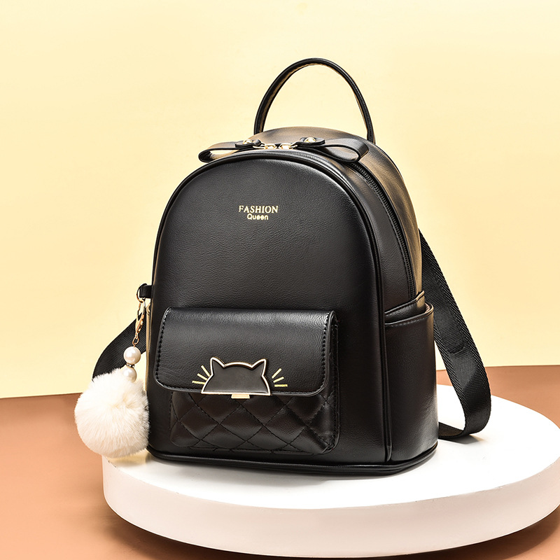 Bolso de mochila de hombro de madre de gran capacidad para mujer nuevo estilo de mujer de mediana edad para mujer, fábrica de mochilas de viaje de cuero suave image 1
