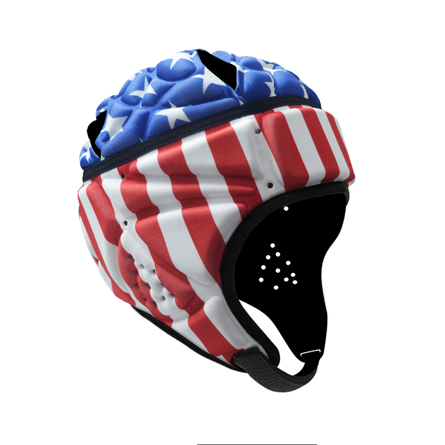 Niños EVA anti-colisión gorra rugby fútbol portero patinaje voleibol esquí casco de equitación deportes cabeza protector