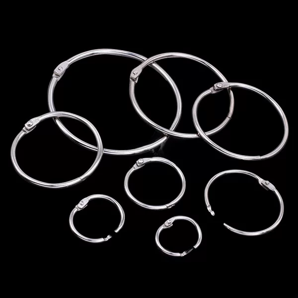 Manufacturer of Various Specifications of Binding Iron Rings, Book Rings, Loose-Leaf Iron Rings, Open-Ended Rings, Activity Rings, Notebook Card Binding Rings