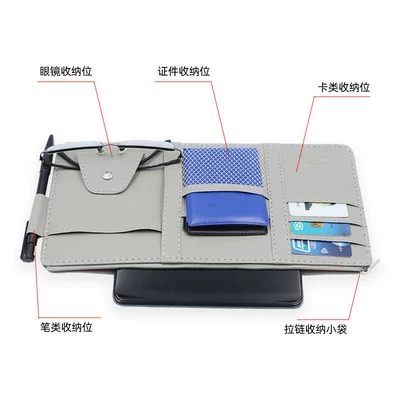 Car Glasses Clip/Bill Clip — visor cover