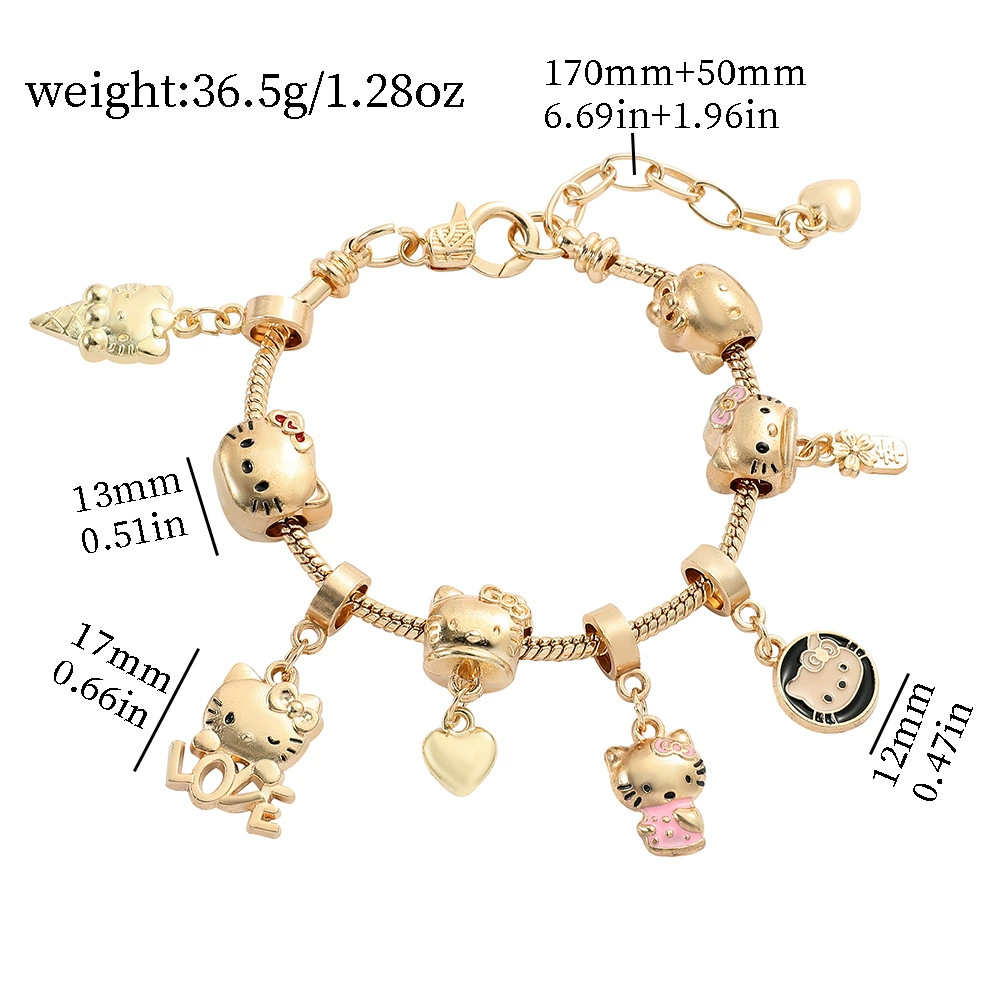 (Cross-border trading), fashionable fuchsia beaded bracelet, pendant, beads, accessory, DIY